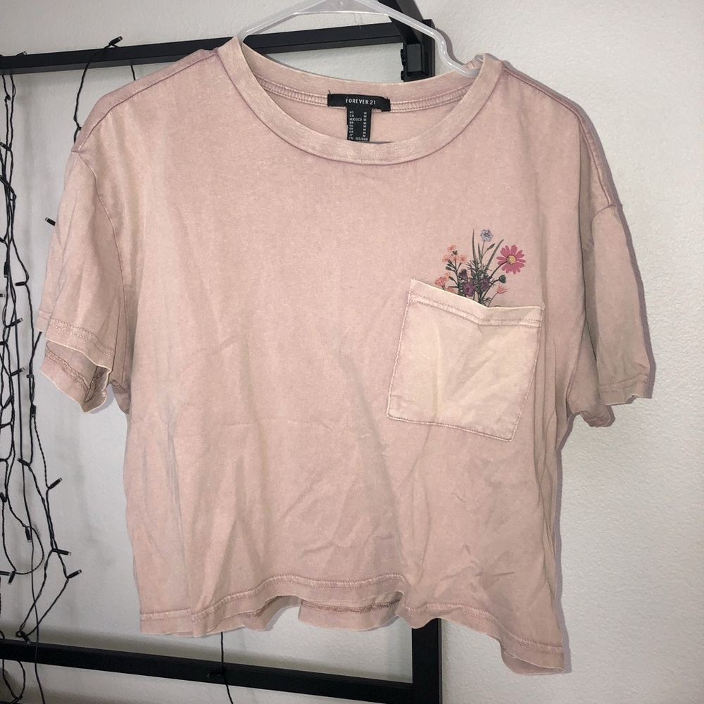 Forever 21 Crop Tshirt M NWOT